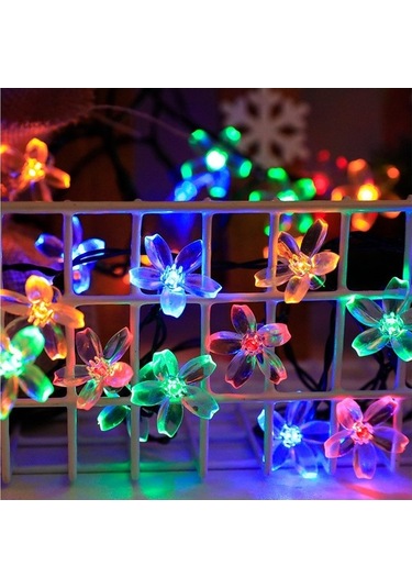 Trendooze Güneş Enerjili 50 Led Çiçek Bahçe Lambası - 8 Modlu, Ip44 Su Geçirmez