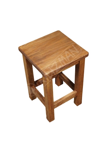 Ortoklaz Masif Ahşap Tabure