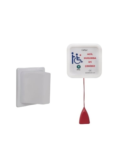 Engelli Wc Banyo Butonu Acil Yardım İpli Çağrı Seti