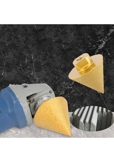 Suntek Seramik Granit Fayans Için Elmas Eğim Pah Bit Koni 38 MM