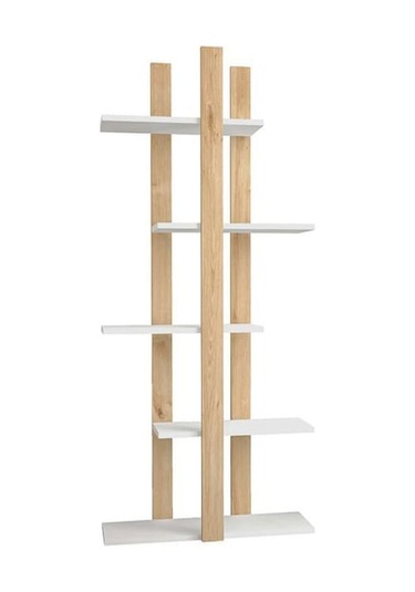 Bright Kitaplık Safirmeşe Beyaz