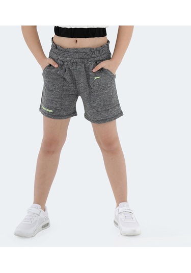 Slazenger DEVARAJ IN Kız Çocuk Şort Koyu Gri