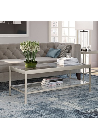 Beatrice Gri Metal Orta Sehpa