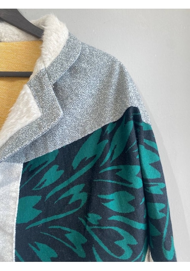 Unisex Aztek Retro Bomber Oversize Desenli Vintage Ceket Gksb4 Çok Renkli