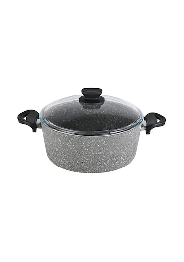 28 Cm Derin Tencere - Gri