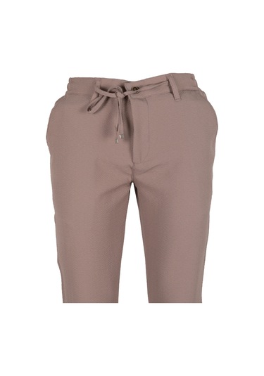 Erkek Jogger Pantolon Bel Bağcıklı Regular Rar01345 Bej