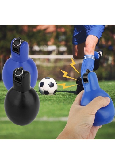 Homyl 2 Parça El Sıkma Düdük Antrenörler Siyah-ve-mavi Siyah Ve Mavi