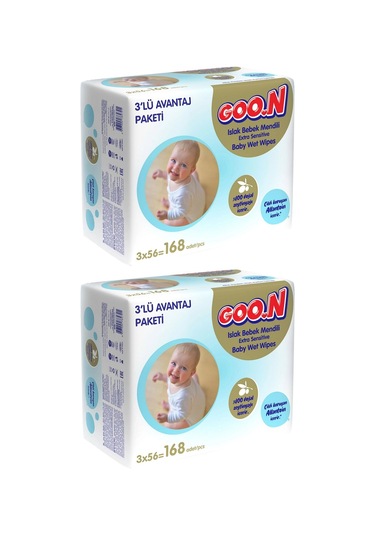 Goon Sensitive Hassas Ciltler Için Islak Havlu Mendil 6 X 56'Lı