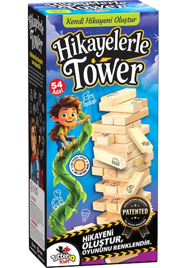 Vardem Oyuncak Hikayelerle Tower 54 Pcs - Standart