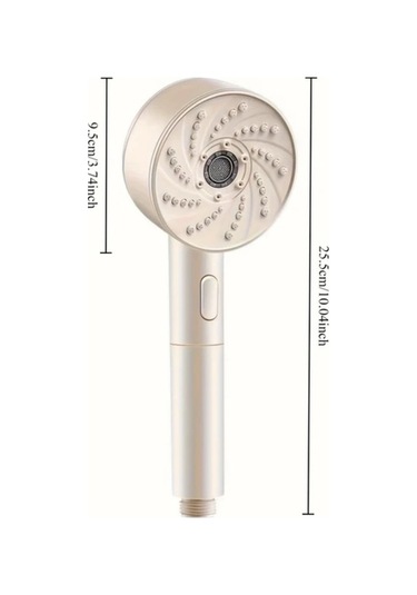 Fastbuy Challenger Beyaz Abs Su Tasarruflu 4 Modlu Yüksek Basınç Duş Başlığı 152 Cm Hortum
