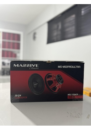 Massive Ms-m12pro Ultra 30cm Subwoofer 400rms