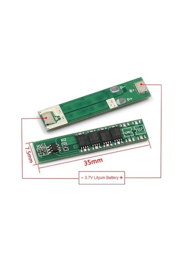 Komponentci 1s 10a Bms 18650 Lityum Pil Şarj Koruma Devresi