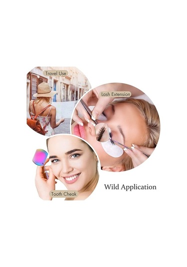 Flybuy Uzatma Tipi Sınıflandırması: Renkli Renk Önleyici Önleyici Muayene Lens Kök Kirpik Kirpik El Eğilme Dikdörtgen Buğu Aynası, Aynası Ayna Wb Diğer