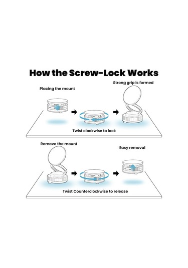 Geeksen Araç İçin Manyetik Navigasyon Tutucu - 360 Açı Ayarlı Vakum Emici Telefon Tutucu Beyaz