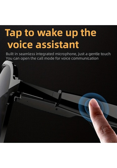 Xuweiwei Siyah Yeni Akıllı Gözlükler Kablosuz Kulaklık Gözlük Metal Dokulu Mikrofon Hoparlör Dokunmatik Kontrol Kamera Tüm Telefonlarla Uyumlu