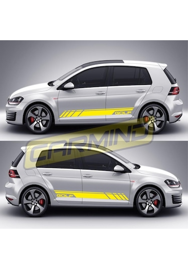 Volkswagen Golf 7 Yan Şerit Sticker 2013-2017