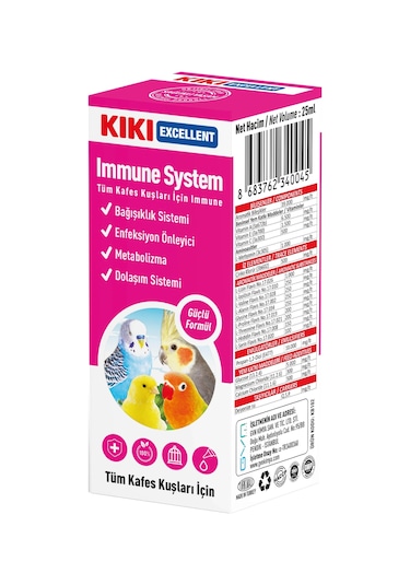 Kiki Excellent Kuş Immune System 25 ML