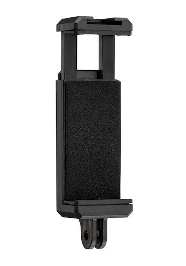 Gplus Gp145 Aksiyon Kamera Cep Telefonu Yatay Dikey Uyumlu Düşmez Yaylı Ayarlanabilir Telefon Tutucu Siyah