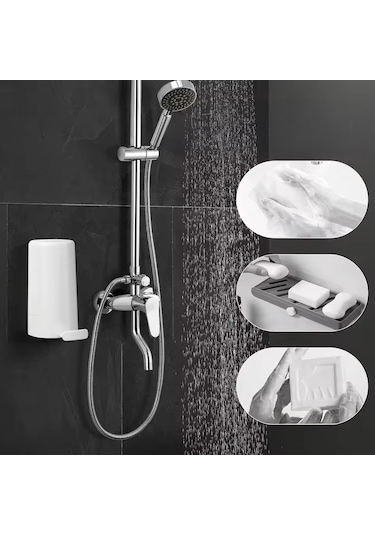 Kalıp Sabun Öğütücü Sabunluk, , Sağlam El Sabunu, Delme Gerektirmez, Sabun Öğütücü, Sabun Törpüsü, Duvar Montajı, Su Geçirmez, Mutfak Ve Banyo İçin Krem