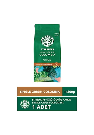Starbucks Colombia Öğütülmüş Kahve 200 G