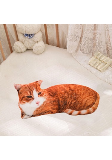 Suntek Kedi Şekilli Atma Yastık Yatak Odası Oturma Stil-c Stil C