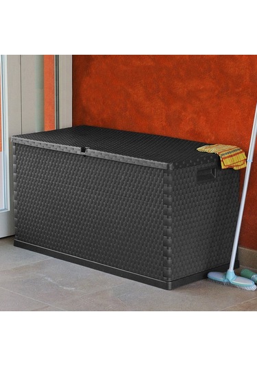 Multibox Rattan Bahçe Dolabı Antrasit