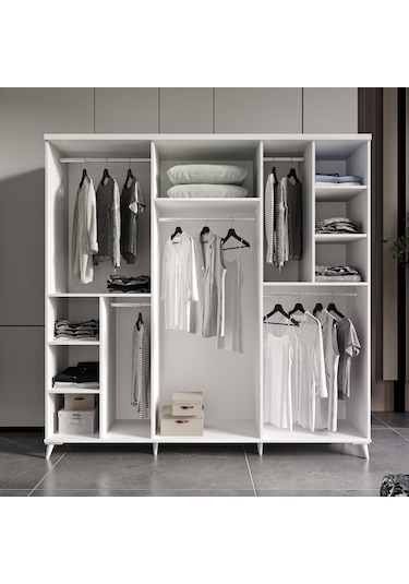 Oslo 6 Kapaklı Komple Mdf Yatak Odası Takımı