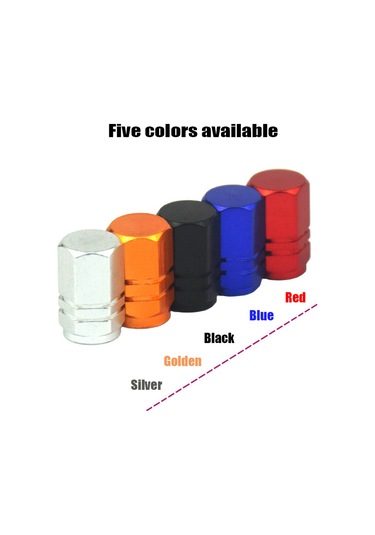 Geeksen Alüminyum Renkli Lastik Valf Kapakları, Su Geçirmez O-ringli, Araba Suv Bisiklet Uyumlu, Toz Ve Korozyon Koruyucu, 16mm Evrensel Boyut - Gümüş