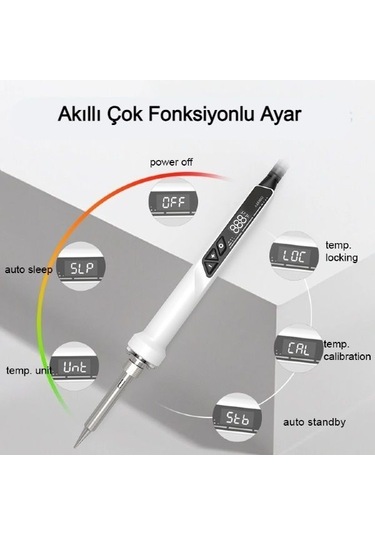 Sunline Sl690d 90w Led Ekran Isı Ayarlı Kalem Havya