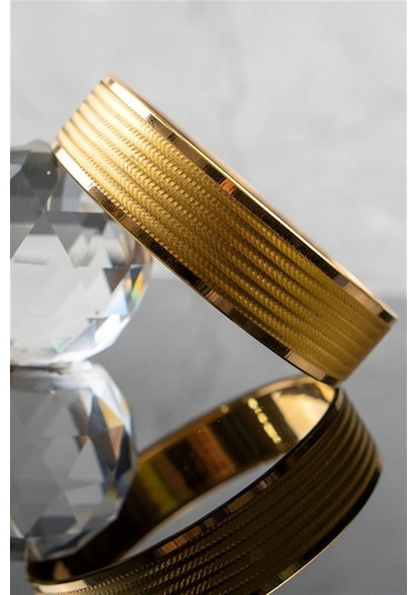 22 Ayar İşçiliksiz Trabzon Desen Bilezik 20 Gr