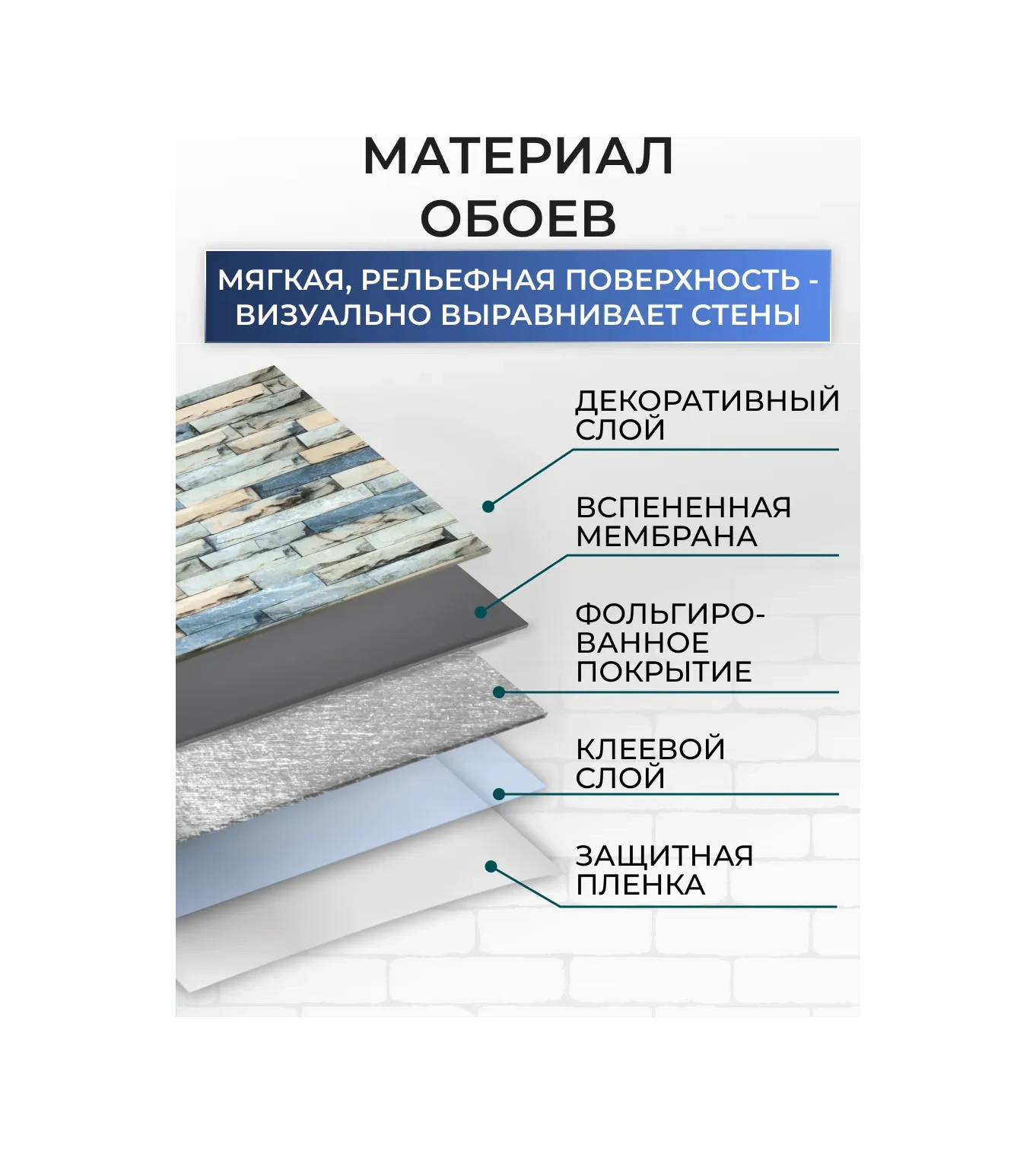 Frays Decor Kendinden Yapışkanlı Duvar Kağıtları Pvc 50x280 Cm Tuğla 306195305