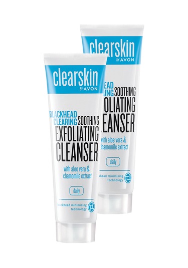 Avon Clearskin Siyah Nokta Yatıştırıcı Peeling Temizleyici 2 x 100 ML