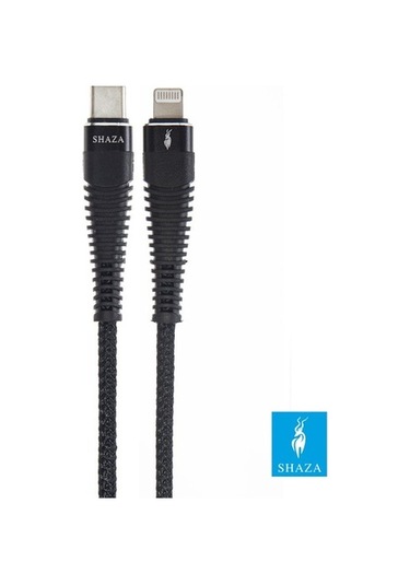 Shaza iOS Uyumlu İphone Lightning To Type-C Pd 5A 100W Örgülü Hızlı (532377824)