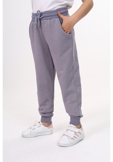 Toontoy Erkek Çocuk Alt Yanı Cepli Eşofman Alt Gri