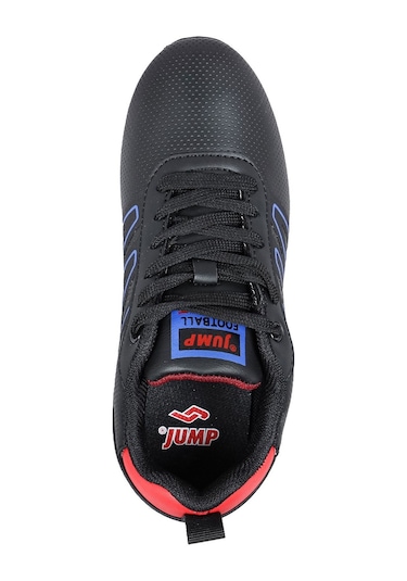 Jump 28843 Çocuk Çim Saha Kramponu Siyah / Kırmızı Kırmızı - Siyah