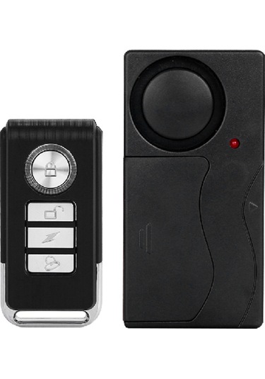 Wezone Bisiklet Motosiklet Çalar Sistemi: Kablosuz Titreşim Sensörü, 110db Ses, Uyarlamalı Hassasiyet, Kumanda İle Anti-hırsızlık