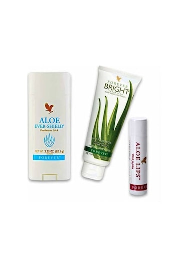 Forever Bright Aloe Vera Özlü Diş Macunu 130 G + Deo Stick + Lip Balm