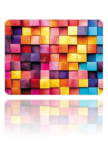 İlyuka Mousepad 40x30cm Gaming Mp394030 Colorful Wooden Boxes