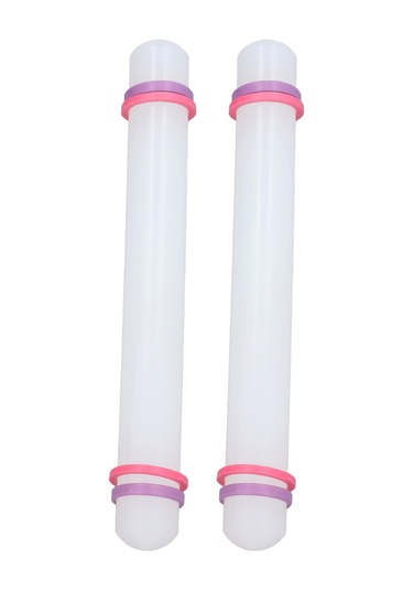 Ximistore9 2 Adet Plastik Hamur Silme Çubuğu, Anti Yapışkan Yüzeyli, Dayanıklı, Pastane Ve Tatlı Pişirme Aracı Diğer