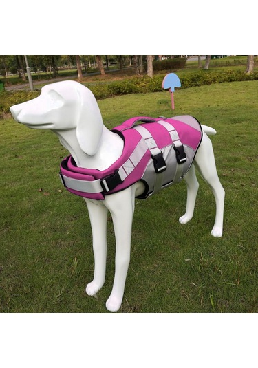 Suntek Köpek Yüzme Can Yeleği Yüzdürme Koruyucu M-pembe