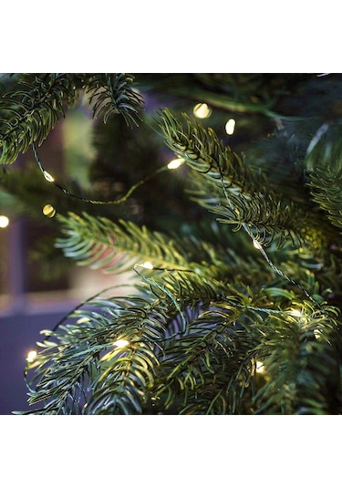 Jms Kongdii Çok Renkli 10m / 50m / 200m Led Yeşil Tel Işıklar Uzaktan Kumandalı 50m 500led Çok Renkli