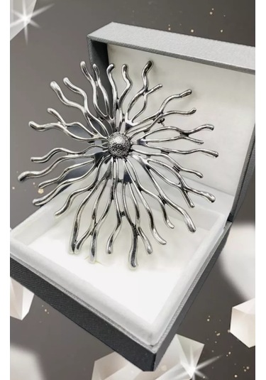 Especailly For You Hediye Broş "güneş" 196549656 Gri