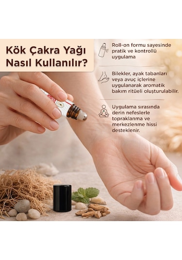 Kök Çakra Yağı Muladhara Aromaterapi Yağ Karışımı 10 Ml