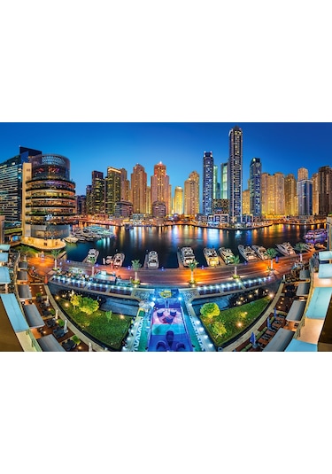 Castorland 1000 Parça Puzzle Dubai Marina