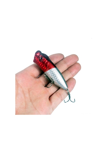 Springsun "gerçekçi 3d Gözlü 6 Kancalı Sert Yem Balık Avı Oltası - Tuzlu Ve Tatlı Su İçin"