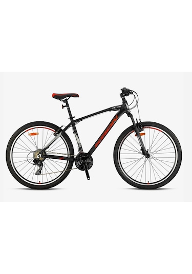 Kron Xc 75 27.5" Jant 18' Kadro V-fren 21 Vites Dağ Bisikleti Siyah Neon Kırmızı