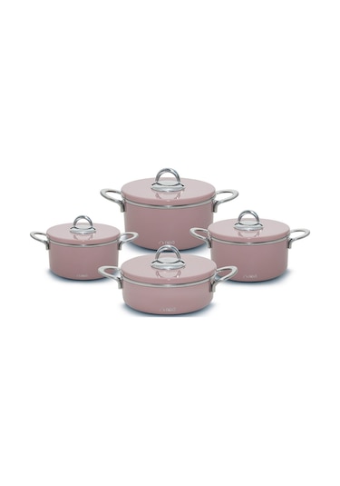 Neva N2981 Sweet Premıum Rose Chocolate Graye Tencere Seti