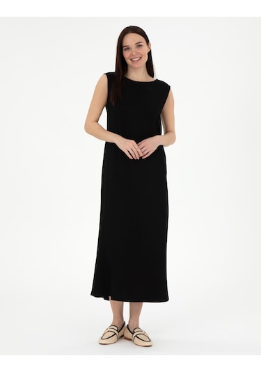 Pierre Cardin Kadın Siyah Elbise Dokuma 50301066-vr046 Siyah