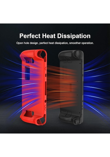 Steam Deck Oyun Denetleyicisi İçin 4 Adet Anahtar Kapaklı Yumuşak Silikon Koruyucu Kapak Kılıfı Parlak Mavi