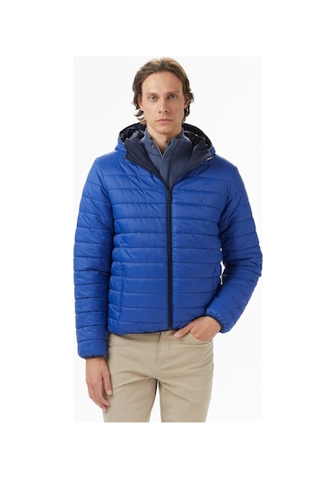 Nautica Erkek Lacivert Regular Fit Çift Taraflı Mont Düz J57008t Lacivert